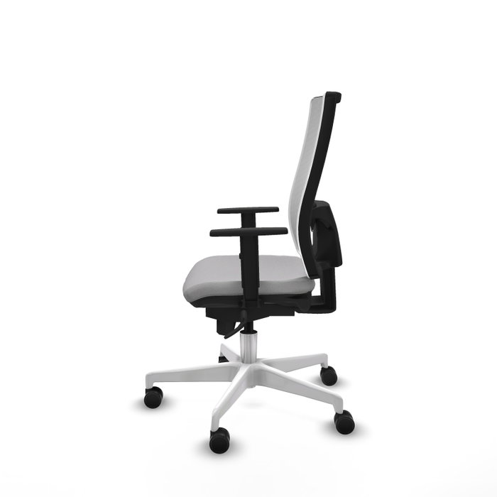 PIQUERAS Y CRESPO Silla de oficina Horna Gris claro y Blanco PIQUERAS Y CRESPO Silla de oficina Horna Gris claro y Blanco