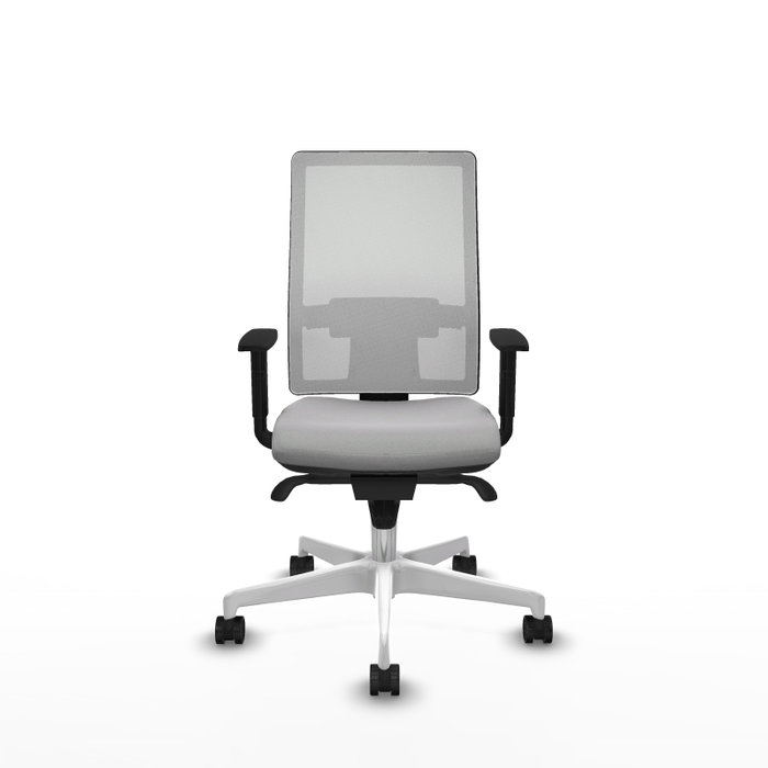 PIQUERAS Y CRESPO Silla de oficina Horna Gris claro y Blanco PIQUERAS Y CRESPO Silla de oficina Horna Gris claro y Blanco