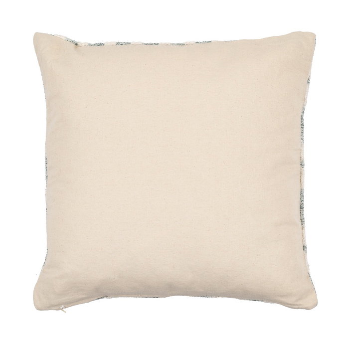 Cojín Blanco-Verde Algodón Decoración 45 X 45 cm (Set de 2)