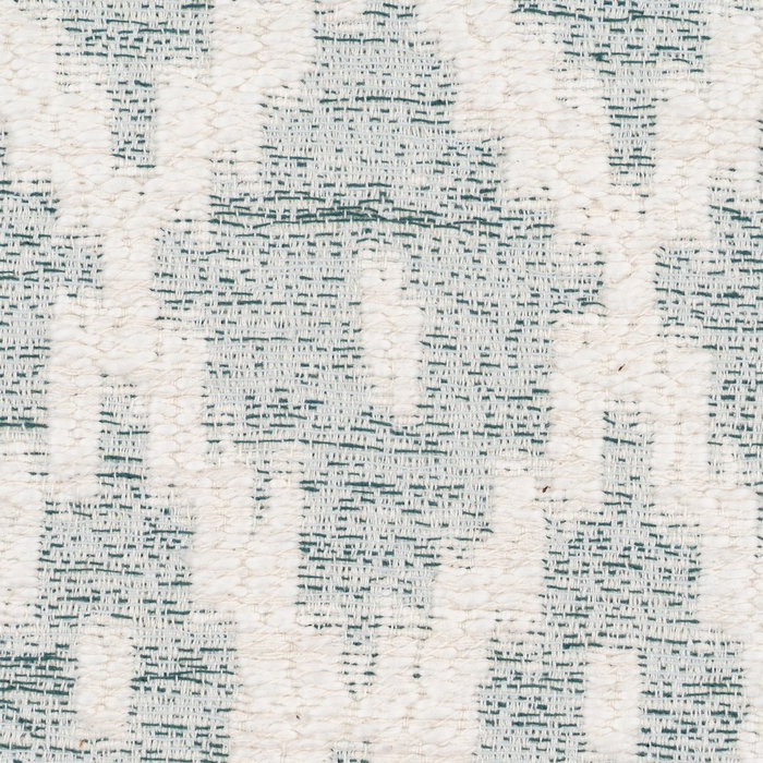 Cojín Blanco-Verde Algodón Decoración 45 X 45 cm (Set de 2)