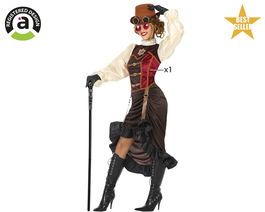 Disfraz Steampunk Mujer Distopía Adulto Talla M-L