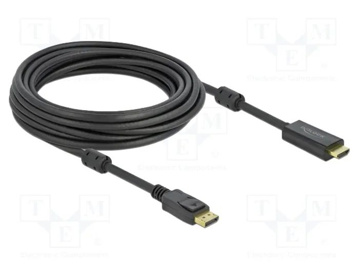 DeLOCK Cable adaptador de vídeo DisplayPort 1.2 a HDMI 4K 30 Hz 7 m 85961