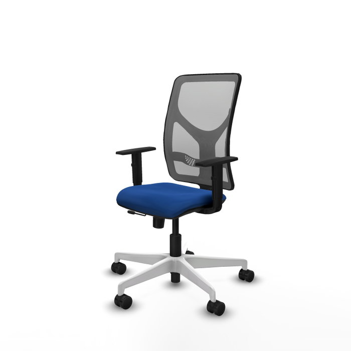 PIQUERAS Y CRESPO Silla de oficina Motilla con mecanismo Sincro/Traslack Azul y Gris PIQUERAS Y CRESPO Silla de oficina Motilla con mecanismo Sincro/Traslack Azul y Gris