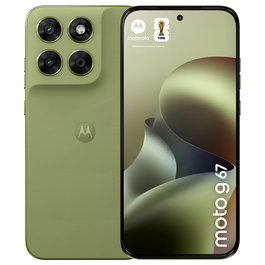 Motorola Moto G67 (4GB/256GB) Smartphone Android 16.0 - Pantalla 6.8" Extreme AMOLED 120Hz, Cámara 50MP Sony LYTIA 600, 5G, 5200 mAh, Verde PANTONE Nile, IP64
