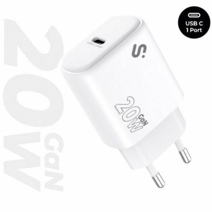Subblim Cargador USB-C GaN 20W Blanco