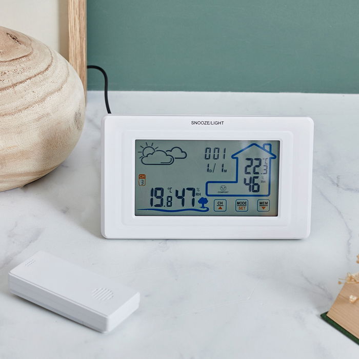 Je cherche une Idee Estación Meteorológica y Reloj Despertador de Plástico