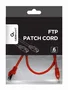 Gembird PP6-0.5M/R Cable de Red Ethernet 0,5 m Cat6 F/UTP (FTP) AWG26 CCA Blindado Rojo