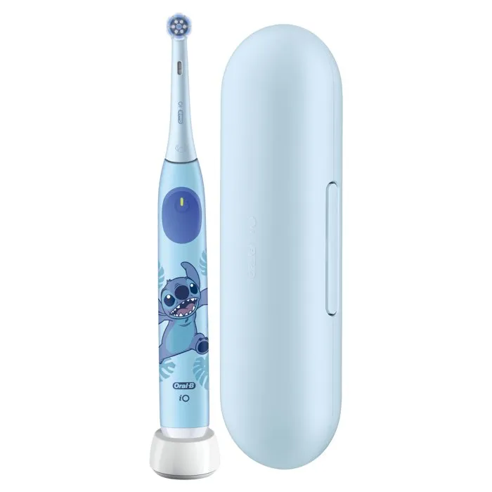 Oral-B Cepillo Eléctrico Recargable iO Kids 6+ Para Niños con Microvibraciones y Diseño Disney Stitch Azul - AACJW93188