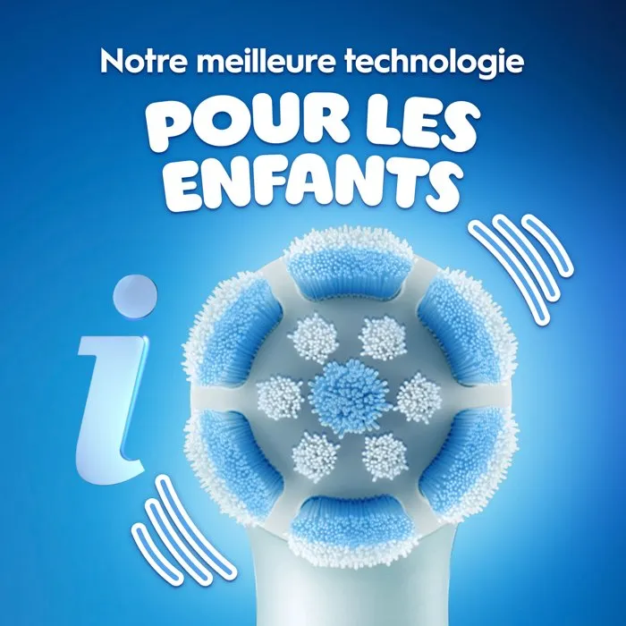 Oral-B Cepillo Eléctrico Recargable iO Kids 6+ Para Niños con Microvibraciones y Diseño Disney Stitch Azul - AACJW93188