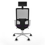 PIQUERAS Y CRESPO Silla de oficina Horna con mecanismo Sincro, Morado y Blanco