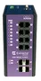 Extreme Networks Switch Gestionado L2 16804, 8 Puertos Gigabit Ethernet (10/100/1000) con PoE+, 4 Ranuras SFP, 480W, Negro/Lila