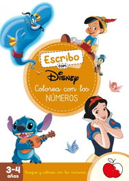 CLIPER ESCRIBO CON DISNEY. COLOREA CON LOS NÚMEROS