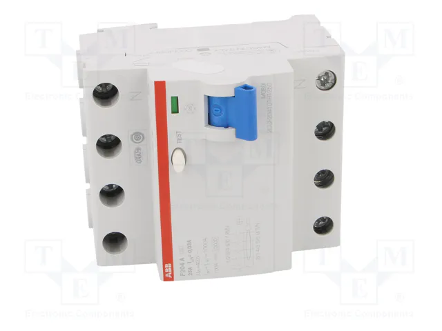 ABB Interruptor diferencial F200 25A 30mA 4 polos