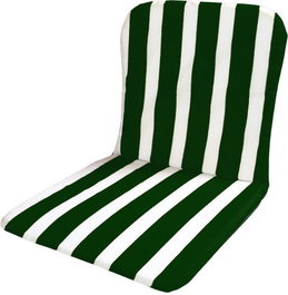 PLAYA COJIN MONOBLOC BAJO (4 UND) VERDE/BLANCO 75x42x1.5CM