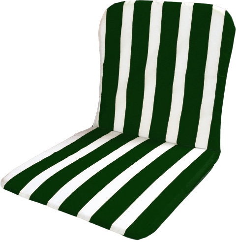 PLAYA COJIN MONOBLOC BAJO (4 UND) VERDE/BLANCO 75x42x1.5CM PLAYA COJIN MONOBLOC BAJO (4 UND) VERDE/BLANCO 75x42x1.5CM