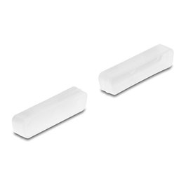 DeLOCK 67125 - Protector contra Polvo para Conector D-Sub 25 (DB-25) PVC Transparente, 2 Piezas