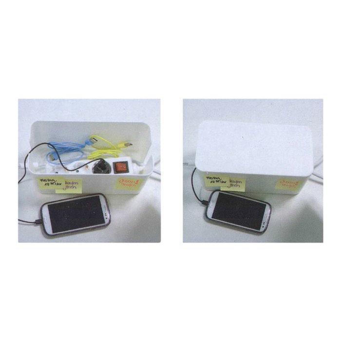 VALUE Caja de cables pequeña, blanca, 19.99.3236