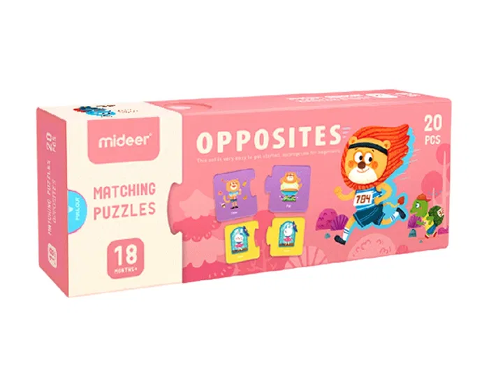 Mideer Puzle Opuestos 20 Piezas para Niños 18 Meses+ Mideer Puzle Opuestos 20 Piezas para Niños 18 Meses+