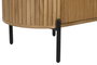 DKD Home Decor Mesita de Noche Balines Marron Negro 40 x 55 x 55 cm
