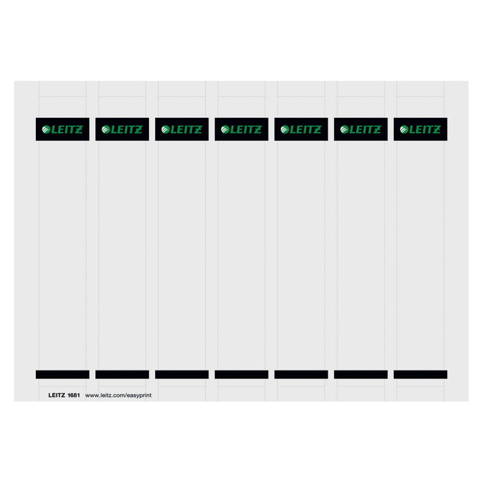 LEITZ Einsteck-Rückenschilder 31,0 x 190,0 mm LEITZ Einsteck-Rückenschilder 31,0 x 190,0 mm