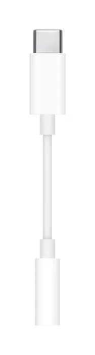 Apple MW2Q3ZM/A Adaptador de Audio USB-C a Jack 3.5 mm Blanco para Conectar Auriculares Tradicionales