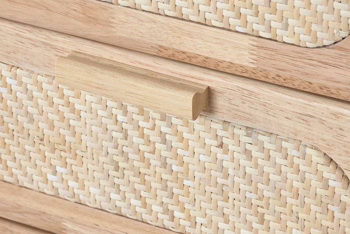 DKD Home Decor Cajonera Scandi Natural 93 x 40 x 30 cm | 4 Cajones