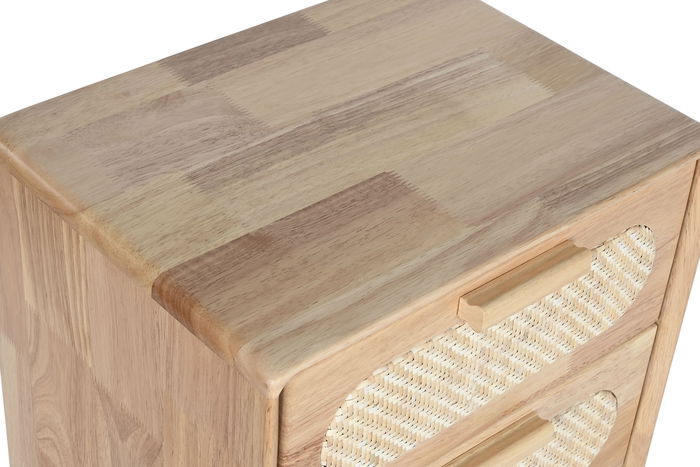 DKD Home Decor Cajonera Scandi Natural 93 x 40 x 30 cm | 4 Cajones