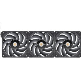 Thermaltake TOUGHFAN EX12 Pro Swappable Edition Pack de 3, 120mm, Negro