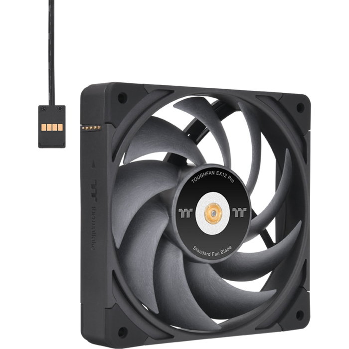 Thermaltake TOUGHFAN EX12 Pro Swappable Edition Pack de 3, 120mm, Negro Thermaltake TOUGHFAN EX12 Pro Swappable Edition Pack de 3, 120mm, Negro
