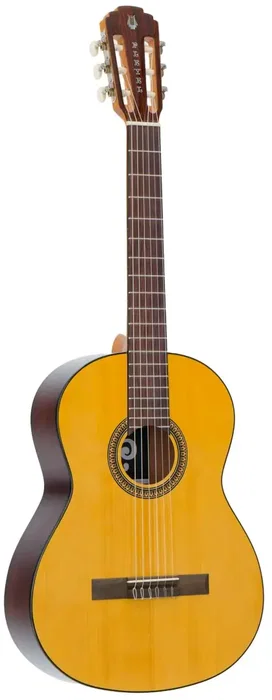 Pleyel GPL P100 Guitarra Clásica 4/4, Tapa de Abeto y Cuerdas Aquila, Formato 4/4 para Principiantes y Guitarristas - Color Natural