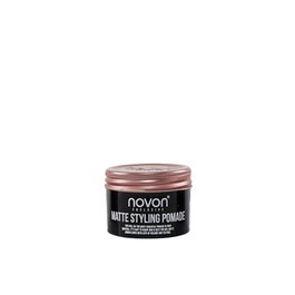 Novon Pomada Mate Styling - Fijación Alta, Acabado Natural para Todo el Día, Cabello Seco o Mojado
