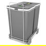 HERRAJES ALK Cubo Basura Ecofil Antracita 2x24L Extracción Total