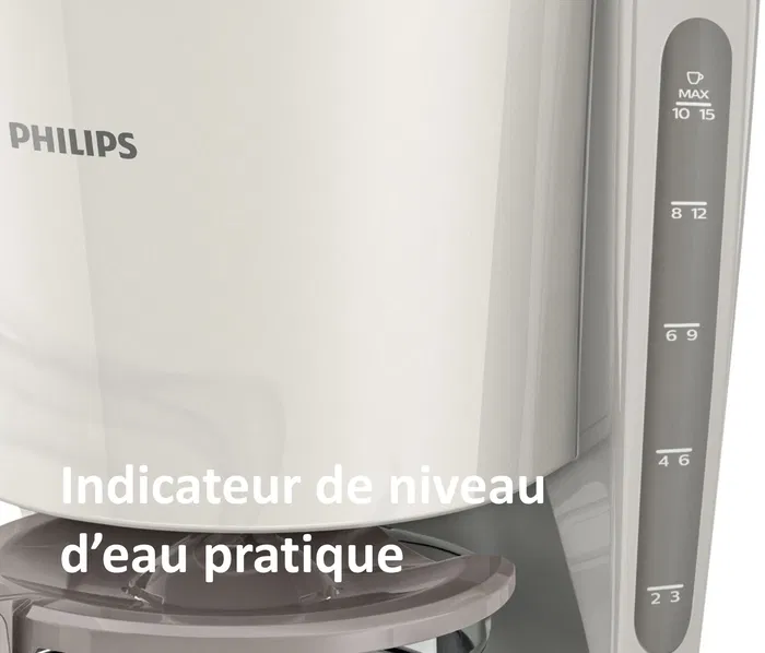 Philips Cafetera de filtro HD7461/00 - Beige, 1.2L, 1000W