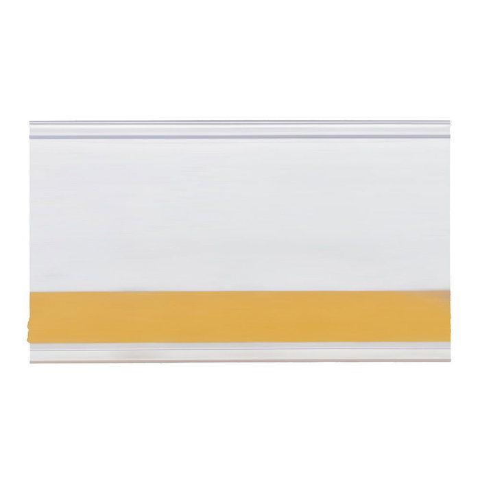 Basics Etiquetero Portaprecios Adhesivo Transparente 70 x 40 mm
