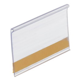 Basics Etiquetero Portaprecios Adhesivo Transparente 70 x 40 mm