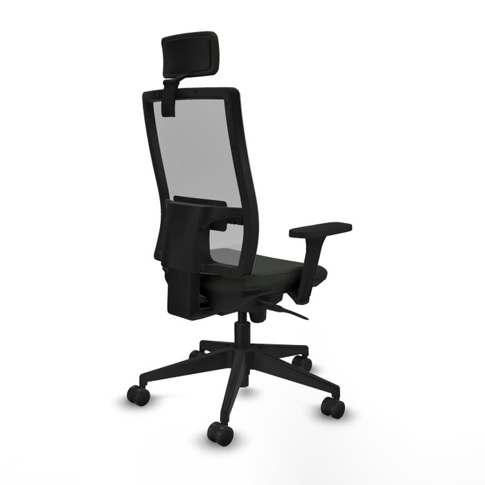 PIQUERAS Y CRESPO Silla de oficina Horna con mecanismo Sincro, Gris y Negro PIQUERAS Y CRESPO Silla de oficina Horna con mecanismo Sincro, Gris y Negro
