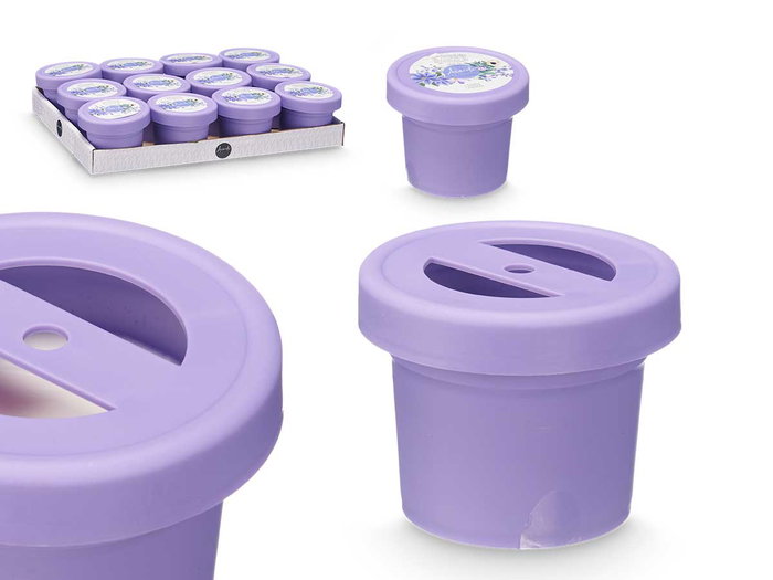 Acorde Ambientador Gel Coche Lavanda 100 Gr 8.4x7x8.4 cm (Set de 12) Acorde Ambientador Gel Coche Lavanda 100 Gr 8.4x7x8.4 cm (Set de 12)