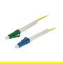 Synergy21 LWL-1-Faser-Patchkabel 5m LC-LC (APC), 9/125u OS2 G657A2, 2mm Außendurchmesser, flexible Knickschutztülle