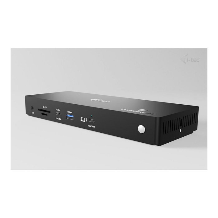 I-tec Estación de acoplamiento Thunderbolt 4 TB4TRIPLEDOCKPDUK con 3 pantallas