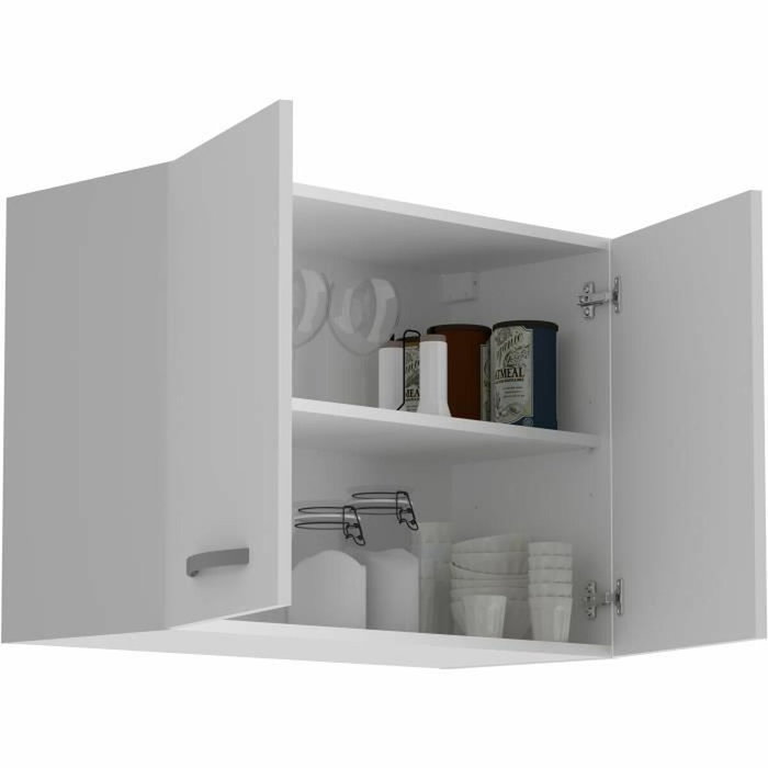 Oslo Gabinete High de 2 puertas - Blanco