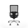PIQUERAS Y CRESPO Silla de oficina Horna con mecanismo Sincro, Gris