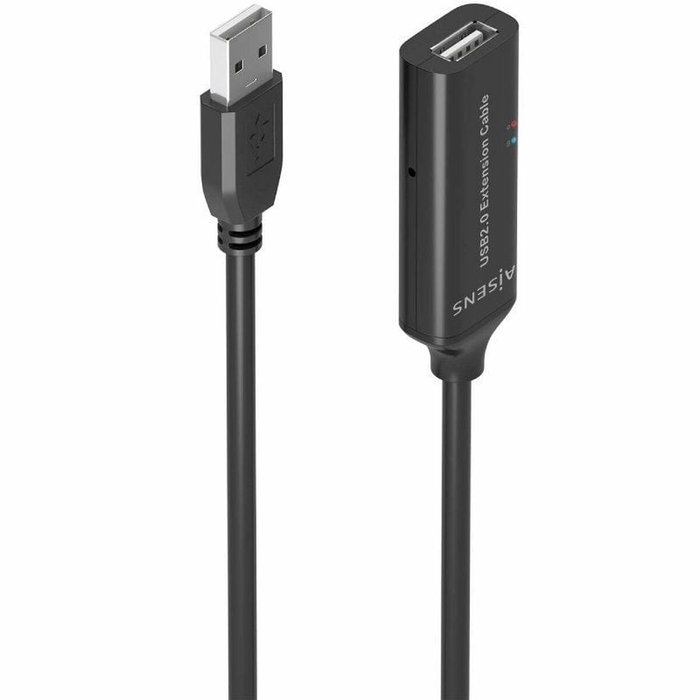 Aisens Cable USB 2.0 Prolongador con Amplificador, 10m, Negro Aisens Cable USB 2.0 Prolongador con Amplificador, 10m, Negro