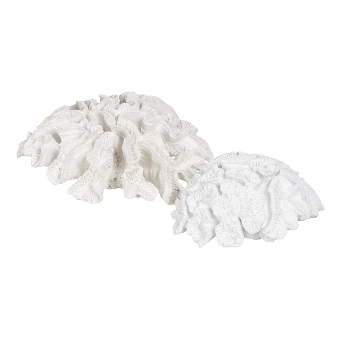 Ixia Figura Coral Blanco Resina Decoración 23 x 22 x 11 cm Ixia Figura Coral Blanco Resina Decoración 23 x 22 x 11 cm