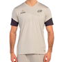 Camiseta de Manga Corta Hombre Bullpadel Brial 126 Beige Pádel 43 1/3