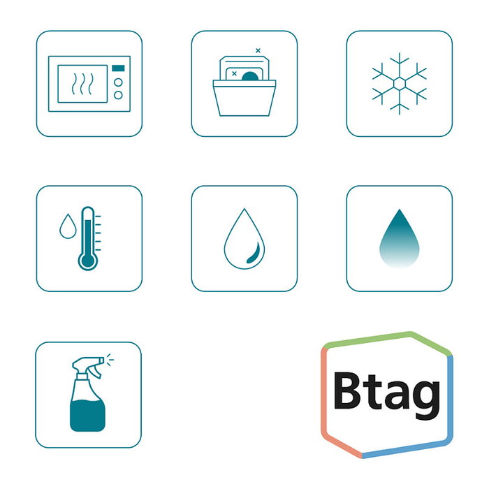 Brother BTAG-135 Cinta de Etiquetas 12mm x 4m Blanco sobre Transparencia para P-touch PT-N10, PT-N20, PT-N25BT