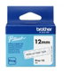 Brother BTAG-135 Cinta de 12 mm x 4 m Blanco sobre Transparente