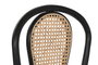 DKD Home Decor Silla Olmo Ratan Negra Apilable