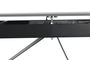 DKD Home Decor Mesa Comedor Moderno Negro Metal Ceramica Extensible 90 x 75 x 160 cm