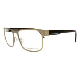 Montura de Gafas Hombre Porsche P8291-D Negro Dorado Ø 55 mm