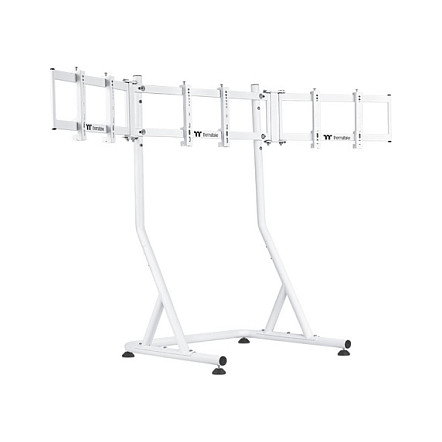 Thermaltake Triple Monitor Stand para Cockpit Blanco Thermaltake Triple Monitor Stand para Cockpit Blanco